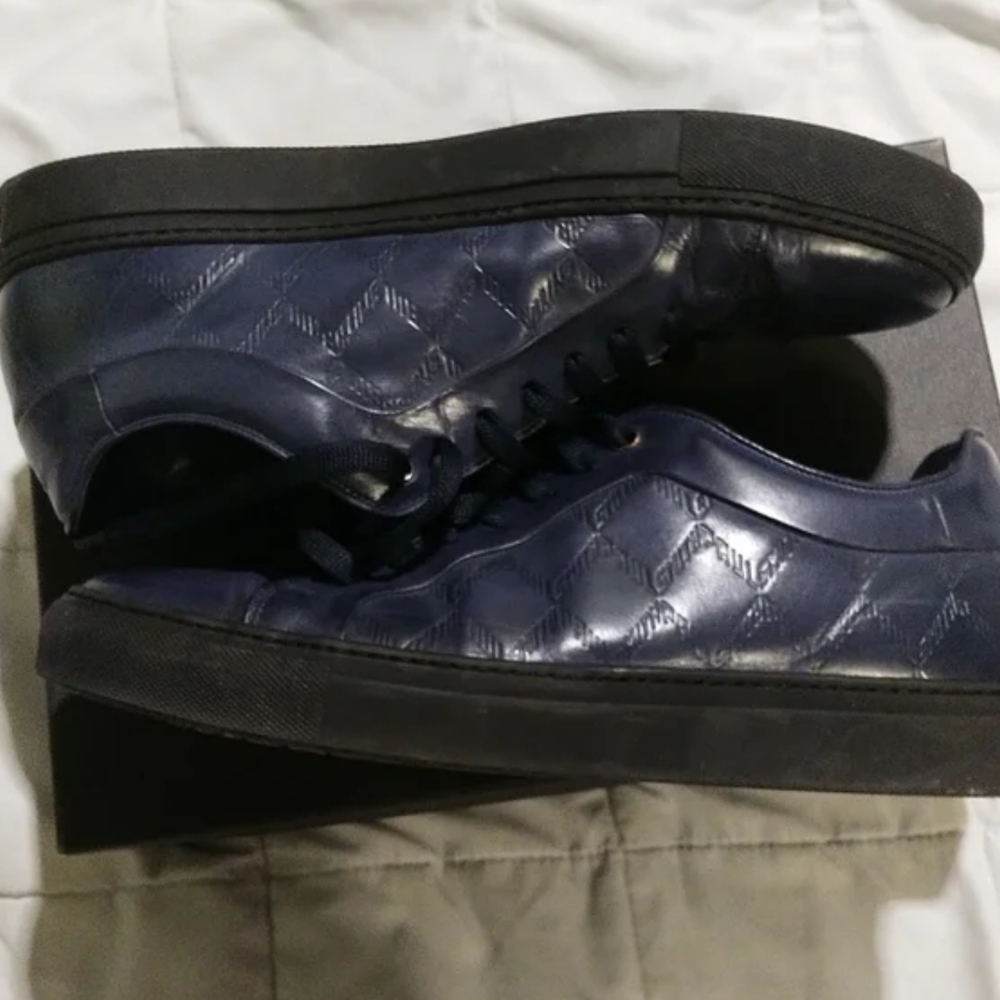 Paul Smith basso navy geo sneakers
